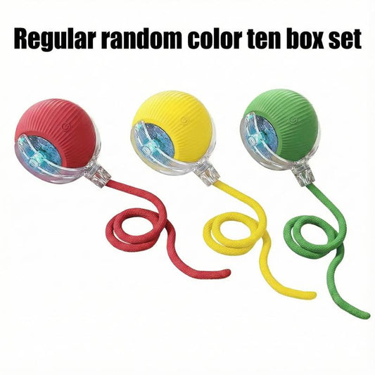 ROZINO Interactive Dog&Cat Toys 2025 Upgraded Durable USB Rechargeable Automatic Rolling Ball with Obstacle Avoidance Technology for Small Medium Large Pets