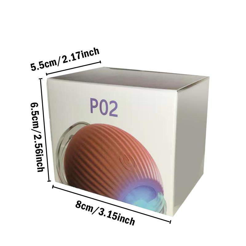 ROZINO Interactive Dog&Cat Toys 2025 Upgraded Durable USB Rechargeable Automatic Rolling Ball with Obstacle Avoidance Technology for Small Medium Large Pets